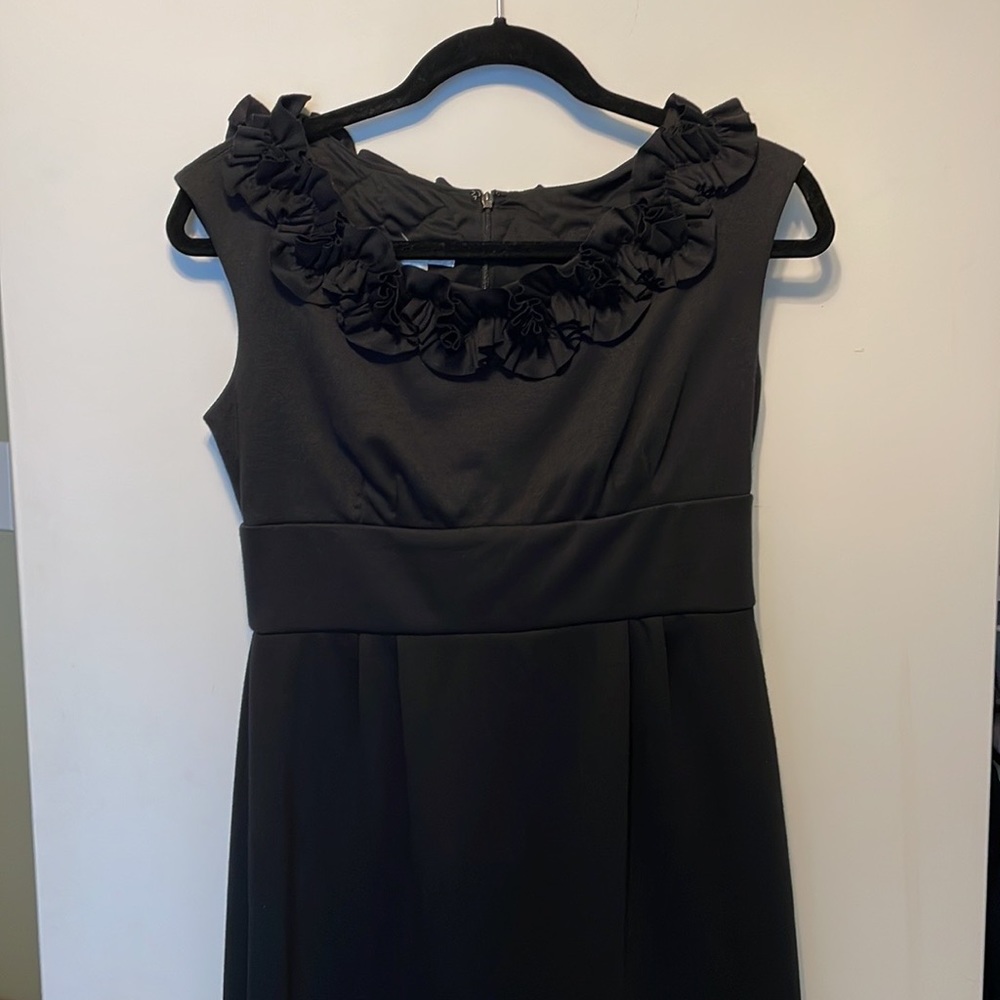 NEW London Times - Black fall winter wedding guest dress stretch knee length